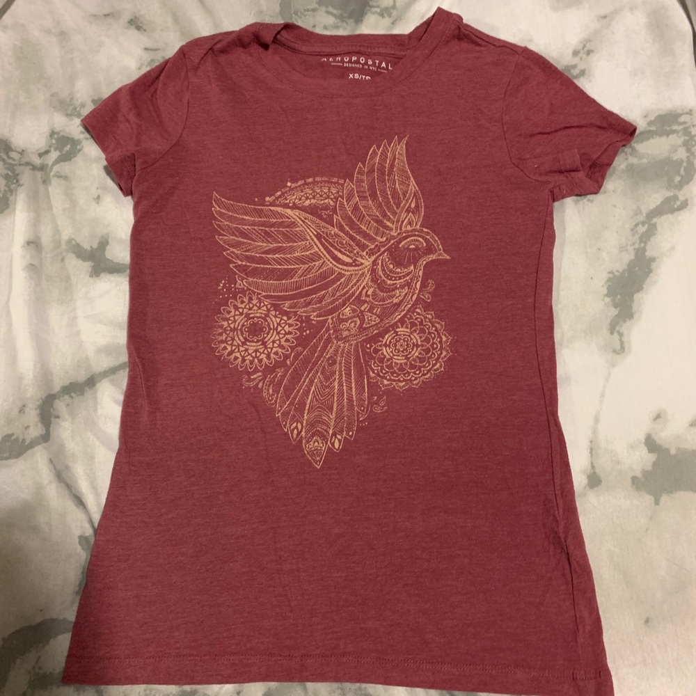 Maroon shirt